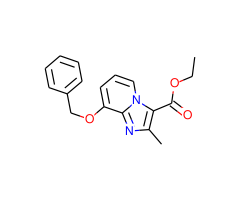 ETHYL 2-METHYL-8-PHENYLMETHOXYIMIDAZO[1,2-A]PYRIDINE-3-CARBOXYLATE