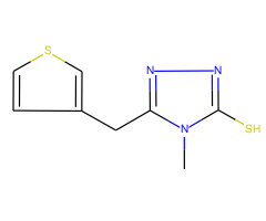 4-Methyl-5-thiophen-3-ylmethyl-4H-[1,2,4]triazole-3-thiol