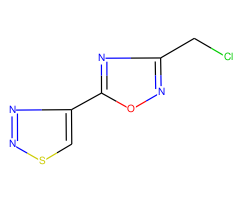 3-Chloromethyl-5-[1,2,3]thiadiazol-4-yl-[1,2,4]oxadiazole