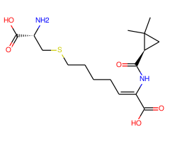 (Z)-7-[(2S)-2-AMINO-3-HYDROXY-3-OXOPROPYL]SULFANYL-2-[[(1S)-2,2-DIMETHYLCYCLOPROPANECARBONYL]AMINO]HEPT-2-ENOIC ACID