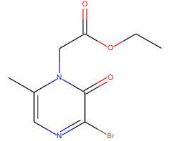 Ethyl 2-(3-bromo-6-methyl-2-oxopyrazin-1(2H)-yl)acetate