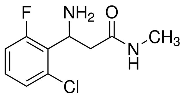 3-Amino-3-(2-chloro-6-fluorophenyl)-<i>N</i>-methylpropanamide