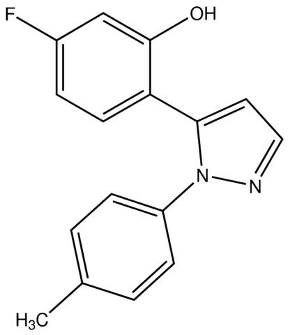 5-Fluoro-2-(1-<i>p</i>-tolyl-1<i>H</i>-pyrazol-5-yl)phenol