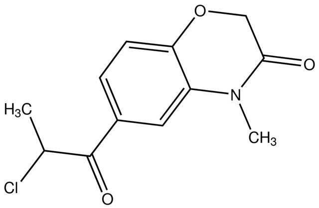 6-(2-Chloropropanoyl)-4-methyl-2<i>H</i>-benzo[<i>b</i>][1,4]oxazin-3(4<i>H</i>)-one