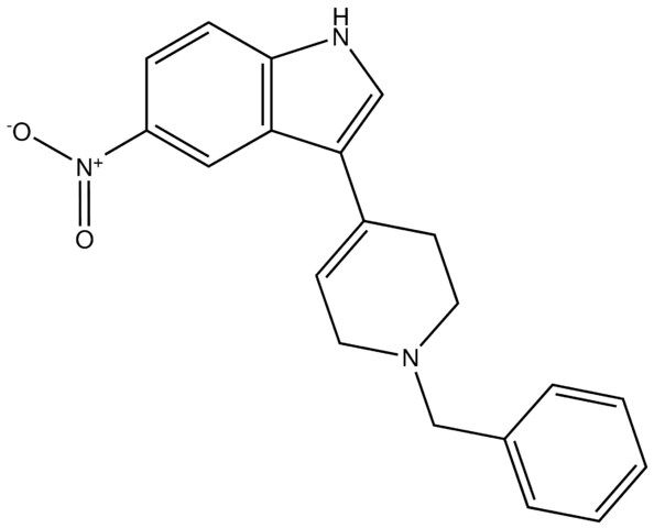 5-Nitro-3-(1-benzyl-1,2,3,6-tetrahydropyridin-4-yl)-1H-indole