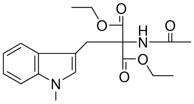 DIETHYL 2-ACETAMIDO-2-(1-METHYLINDOL-3-YLMETHYL)MALONATE