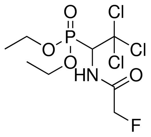 DIETHYL 2,2,2-TRICHLORO-1-((FLUOROACETYL)AMINO)ETHYLPHOSPHONATE