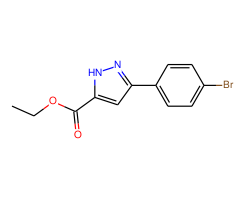 Ethyl 3-(3-bromophenyl)-1H-pyrazole-5-carboxylate