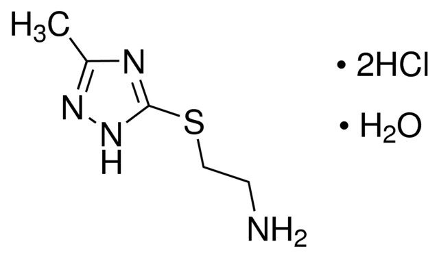2-[(3-Methyl-1H-1,2,4-triazol-5-yl)thio]ethanamine dihydrochloride hydrate