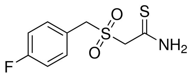 2-[(4-Fluorobenzyl)sulfonyl]ethanethioamide