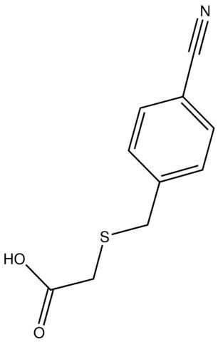 2-{[(4-Cyanophenyl)methyl]sulfanyl}acetic acid