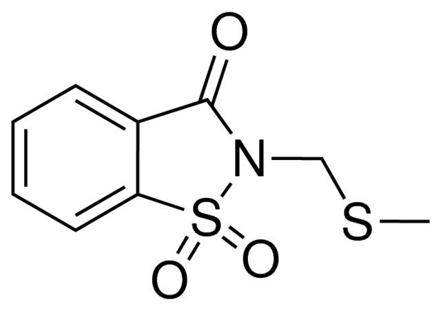2-[(methylsulfanyl)methyl]-1,2-benzisothiazol-3(2H)-one 1,1-dioxide