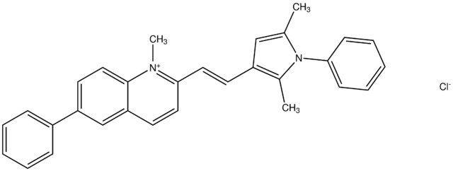 2-[(E)-2-(2,5-dimethyl-1-phenyl-1H-pyrrol-3-yl)ethenyl]-1-methyl-6-phenylquinolinium chloride
