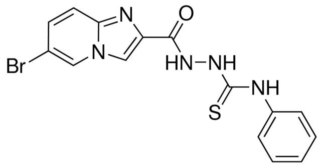 2-[(6-BROMOIMIDAZO[1,2-A]PYRIDIN-2-YL)CARBONYL]-N-PHENYLHYDRAZINECARBOTHIOAMIDE