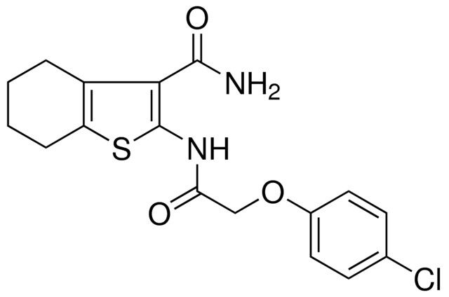 2-{[(4-CHLOROPHENOXY)ACETYL]AMINO}-4,5,6,7-TETRAHYDRO-1-BENZOTHIOPHENE-3-CARBOXAMIDE
