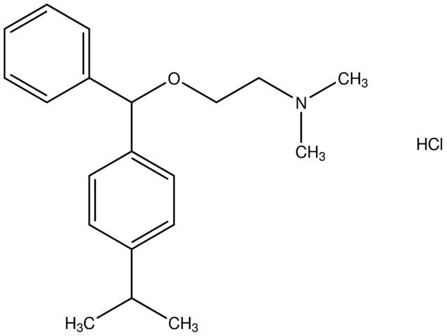 2-[(4-isopropylphenyl)(phenyl)methoxy]-N,N-dimethylethanamine hydrochloride