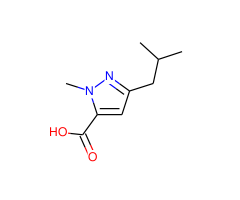 3-Isobutyl-1-methyl-1H-pyrazole-5-carboxylic acid