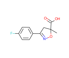 3-(4-Fluoro-phenyl)-5-methyl-4,5-dihydro-isoxazole-5-carboxylic acid