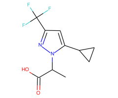 2-(5-Cyclopropyl-3-trifluoromethyl-pyrazol-1-yl)-propionic acid