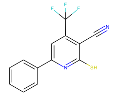 4-(Trifluoromethyl)-1,2-dihydro-6-phenyl-2-thioxopyridine-3-carbonitrile