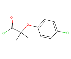 2-(4-chlorophenoxy)-2-methylpropanoyl chloride